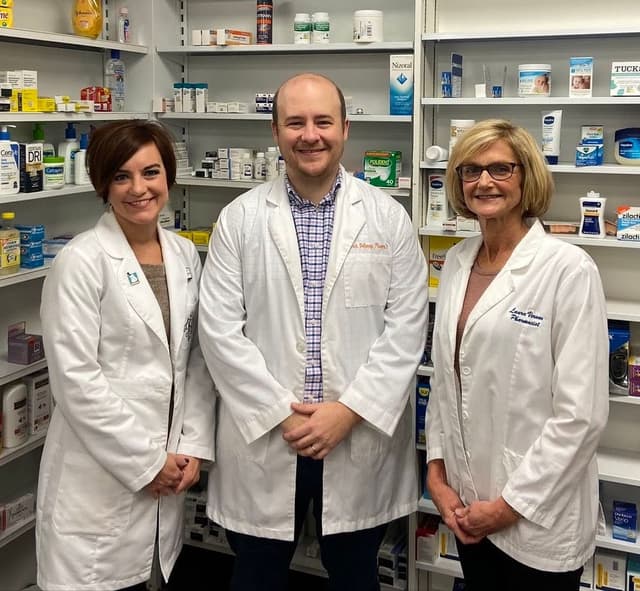 shelves with everyday health products